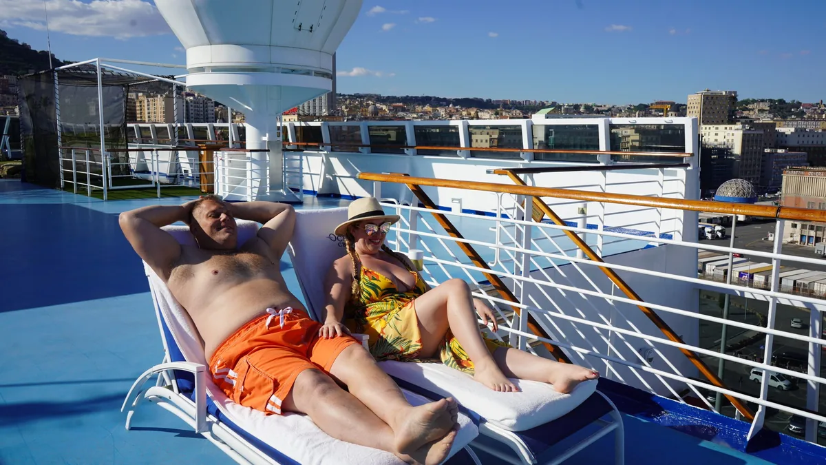 Pool deck on the Desire Hong Kong to Singapore Cruise, courtesy of Original Group