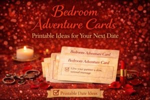 bedroom adventure cards printable ideas next date